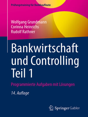 cover image of Bankwirtschaft und Controlling Teil 1